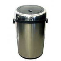 iTouchless 18 Gallon Large Commercial Size Stainless Steel Automatic Sensor Touchless Trash Can